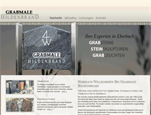Tablet Screenshot of bildhauer-eberbach.de
